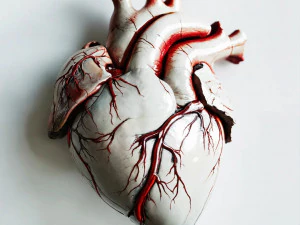 Anatomia del cuore umano 3D Modello di stampa 3D