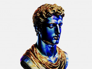 Bust of neon David 3D Modelo de impresión 3D
