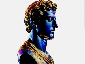 Bust of neon David 3D Modelo de impresión 3D
