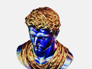 Bust of neon David 3D Modelo de impresión 3D