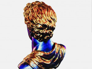 Bust of neon David 3D Modelo de impresión 3D