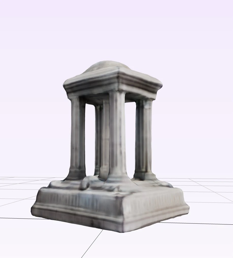 Portal Neoclassical Style 3D Print Model .c4d .max .obj .3ds .fbx .stl .blend 