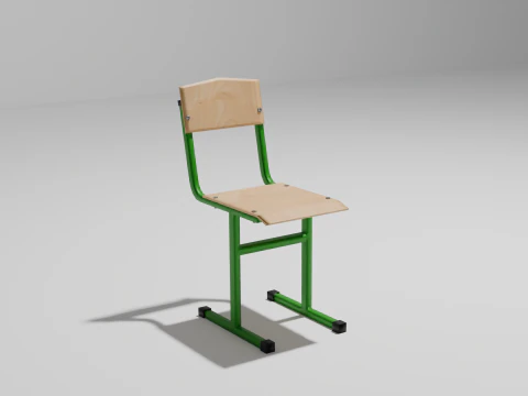Schooldesk 3D Model