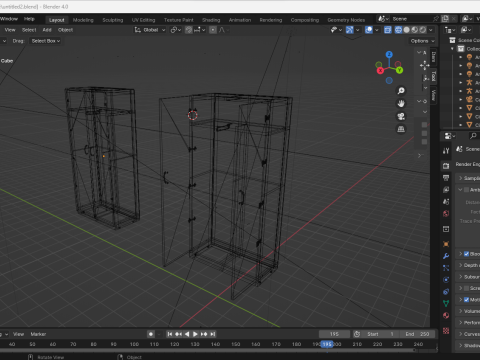 Closet 3D Модель