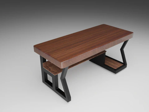 Компьютерный стол 3D Модель