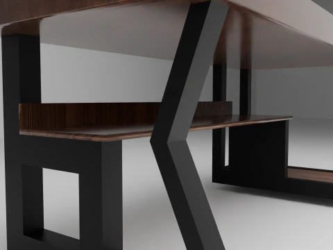 Computer desk 3D Model