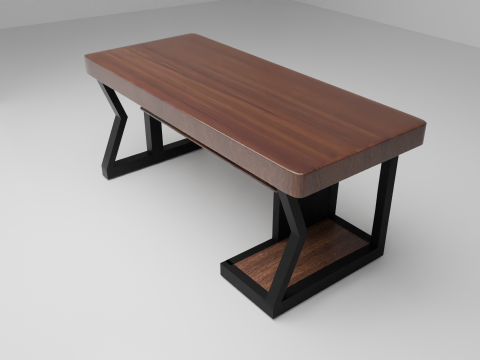 Computer desk 3D-Modell