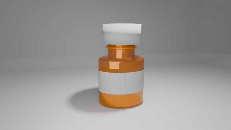 Tablet bottle Modelo 3D .c4d .max .obj .3ds .fbx .stl .blend 