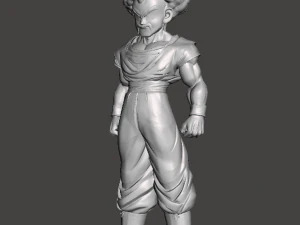 Gotn Fusin Goku y Mr Satn 3D Model