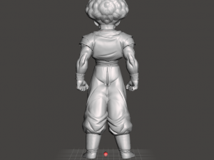 Gotn Fusin Goku y Mr Satn Model 3D