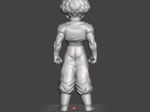 Gotn Fusin Goku y Mr Satn 3D Model