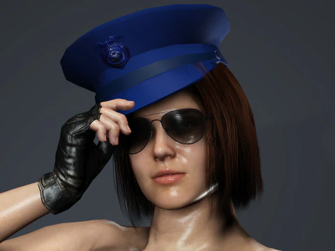 Police Officer 3D Model