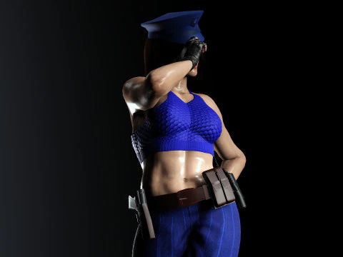 Police Officer 3D Model