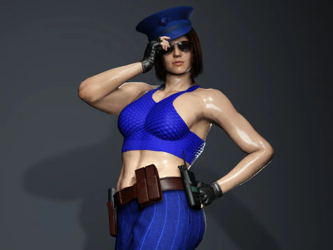 Police Officer 3D Model