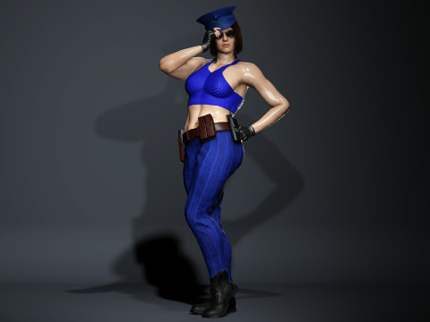 Police Officer 3Dモデル