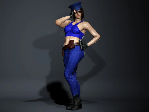 Police Officer 3D Model