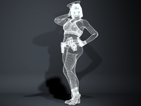 Police Officer 3Dモデル