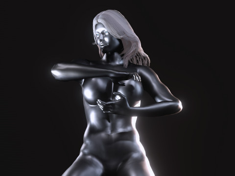 Juno Silver Surfer 3D Model