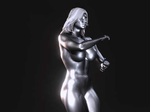Juno Silver Surfer 3D Model