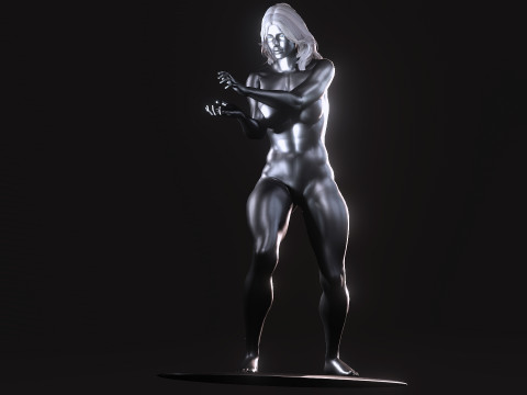 Juno Silver Surfer 3D Model