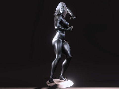 Juno Silver Surfer 3D Model