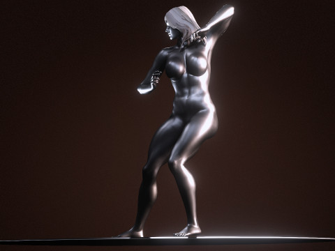 Juno Silver Surfer 3D Model