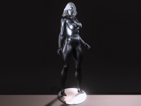 Juno Silver Surfer 3D Model