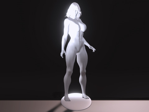 Juno Silver Surfer 3D Model