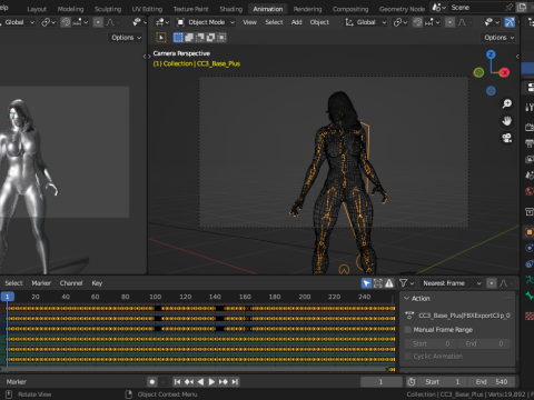 Juno Silver Surfer 3D Model
