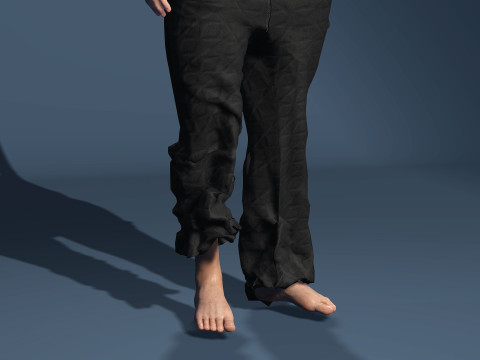 Homeless Girl Model 3D