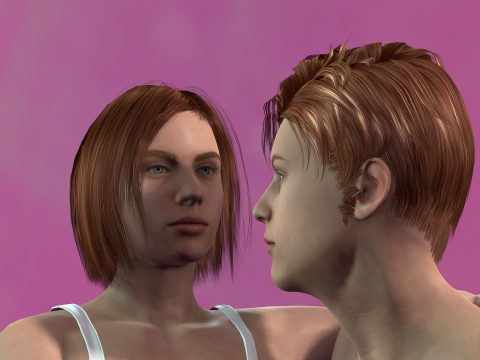 Romantic Couple 3D Model
