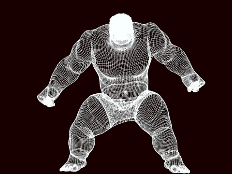 Red Hulk 3D Model