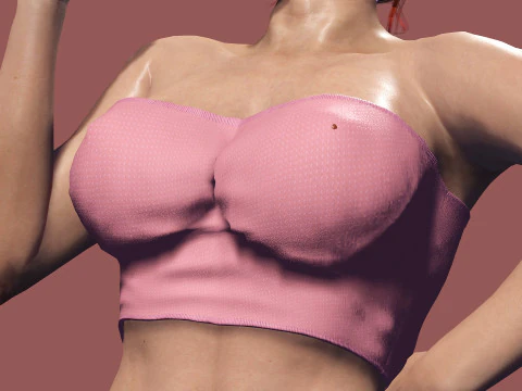 प्यारी किशोर लड़की 3D मॉडल