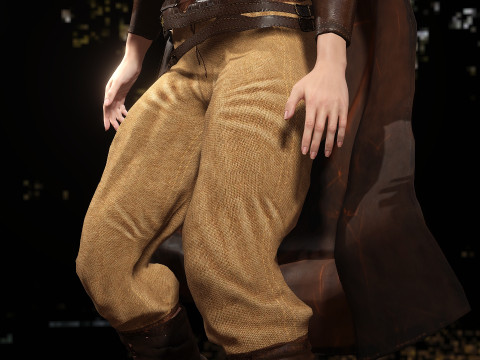 Thief 3D Model
