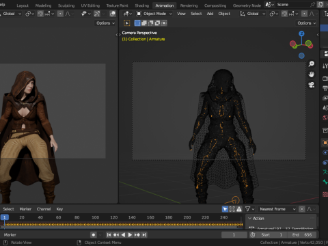Thief 3D Model