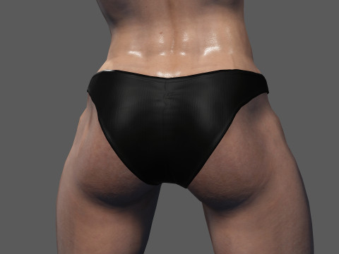 Female Body Builder Modelo 3D