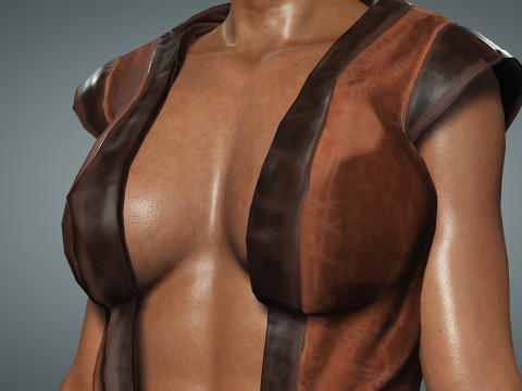 Female Pirate Henchwoman 3D Modell