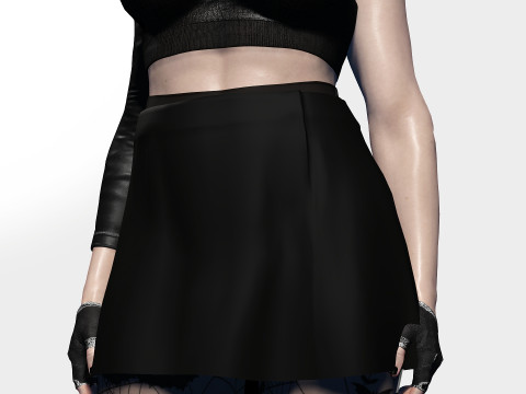 Goth Girl 3D मॉडल