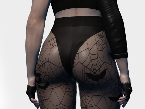 Goth Girl 3D मॉडल