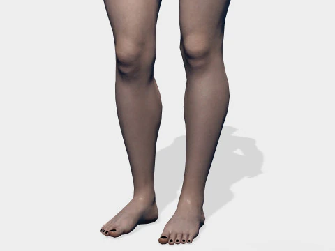 Goth Girl 3D Model