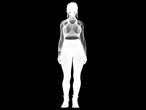 Goth Girl 3D Model