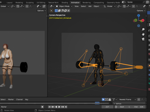 Weightlifter 3Dモデル
