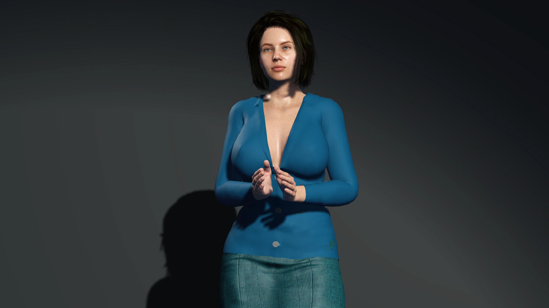 Business woman 3D Model .c4d .max .obj .3ds .fbx .stl .blend