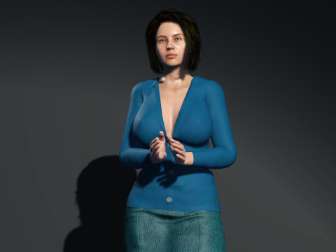Business woman 3D Model