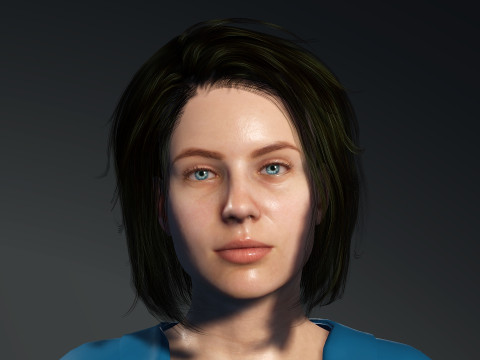 Business woman Modèle 3D