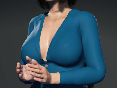 Business woman Modèle 3D