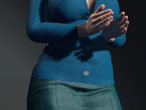Business woman 3D Model