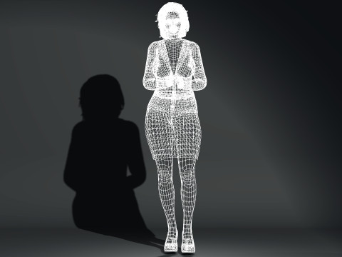Business woman Modèle 3D