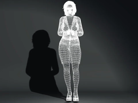 Business woman 3D Model