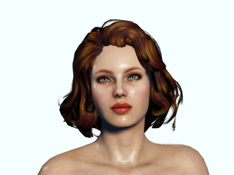 Sexy Fitness Girl Modelo 3D